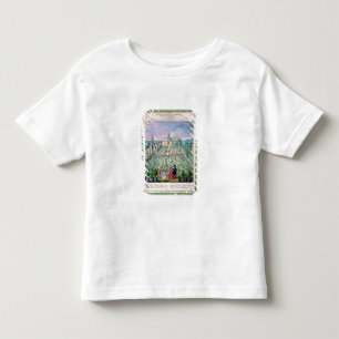 Camiseta Infantil Jardim neerlandês, 1650 (c/c no papel)