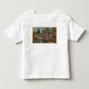 Camiseta Infantil Jardim San Francisco de ParkTea do Golden Gate, CA