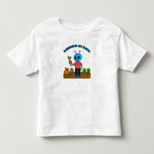 Camiseta Infantil Jardinagem na Terra