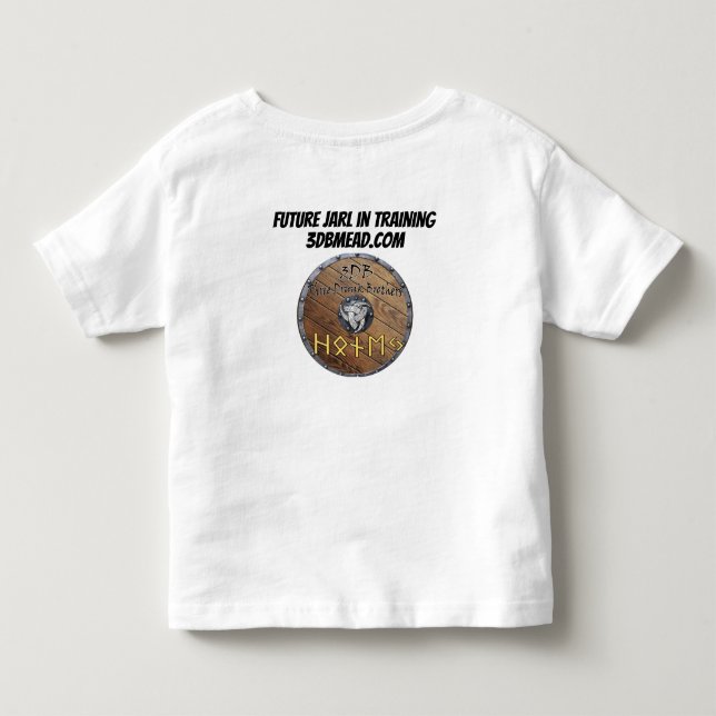 Camiseta Infantil Jarl em Treinamento (Verso)