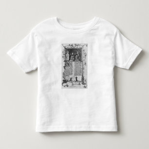 Camiseta Infantil Jean de Joinville que oferece seu livro em St