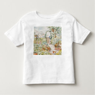Camiseta Infantil Jemima Puddle Duck no Jardim do Sr. Mc Gregor