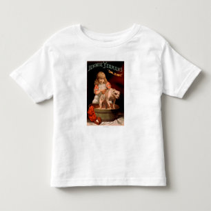 Camiseta Infantil Jennie Yeamans do "cão de lavagem da menina nosso