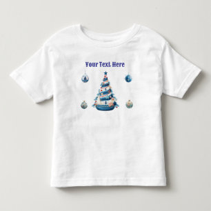 Camiseta Infantil "Jersey Natal Náutico para Crianças – Sailo de Fér