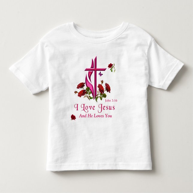 Camiseta Infantil Jesus (Frente)