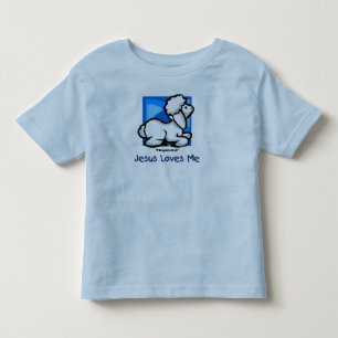 Camiseta Infantil Jesus ama-me cordeiro