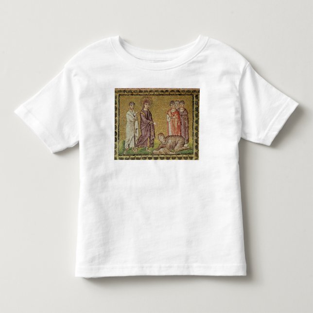 Camiseta Infantil Jesus Curta a Mulher que Sangra (Frente)