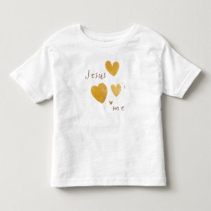 Camiseta Infantil Jesus me ama Toddler T-Shirt moderna