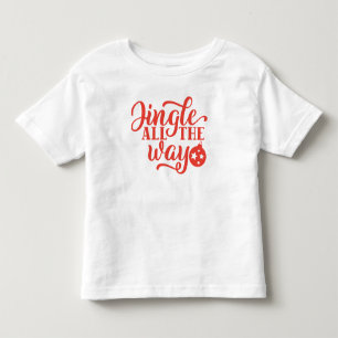 Camiseta Infantil Jingle All Way Toddler Christmas Shirt - Bonita