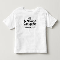 Jo 1:9 Bíblia Verso Design - Seja Forte e Corajoso