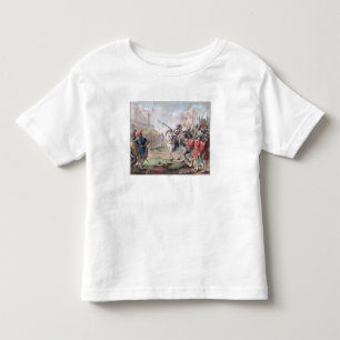 Camiseta Infantil Joana do arco (1412-31) pede o inglês para sair