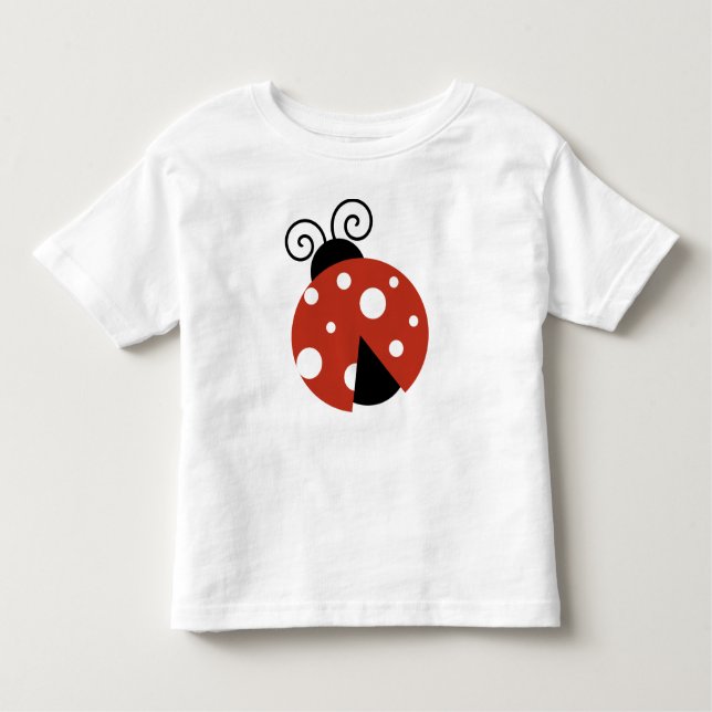 Camiseta Infantil Joaninha, Joaninha Fofa, Joaninha Vermelha, Mariqu (Frente)