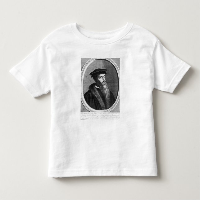 Camiseta Infantil João Calvino (Frente)