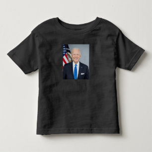 Camiseta Infantil Joe Biden Retrato da Casa Branca Presidencial