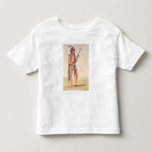 Camiseta Infantil Jogador da bola de Sioux Ah-Nenhum-Je-Nange