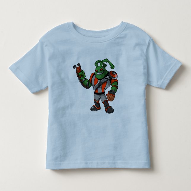 Camiseta Infantil Jogador da estação espacial de Grundo Virtupets (Frente)