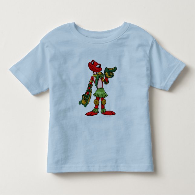 Camiseta Infantil Jogador da ilha do mistério de Nimmo (Frente)