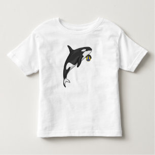 Camiseta Infantil Jogador de Andebol Orca
