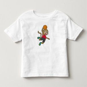 Camiseta Infantil Jogador de basquetebol