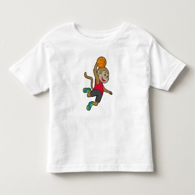 Camiseta Infantil Jogador de basquetebol (Frente)