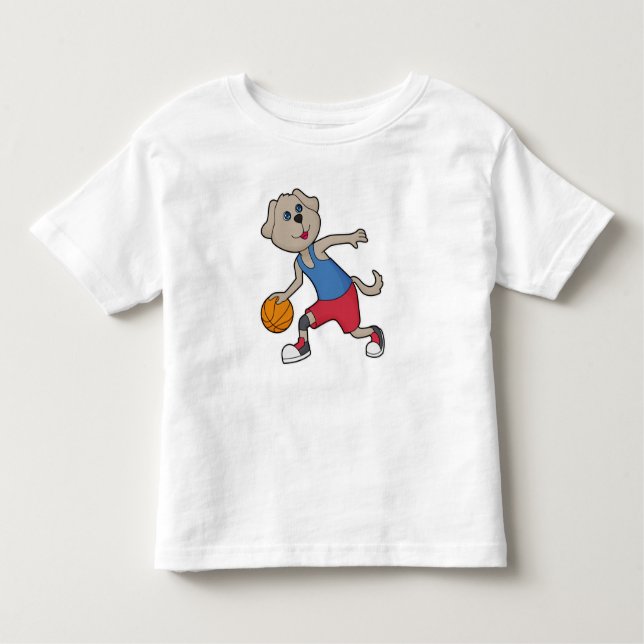Camiseta Infantil Jogador de basquetebol (Frente)