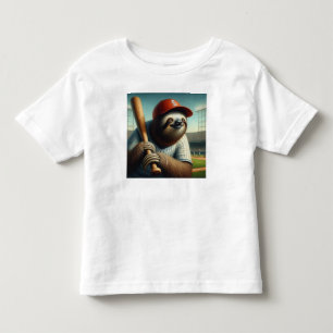 Camiseta Infantil Jogador de Beisebol Leve