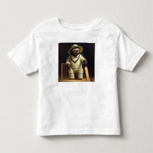 Camiseta Infantil Jogador de críquete