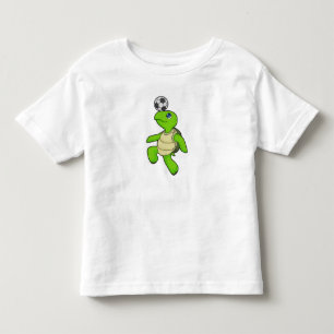 Camiseta Infantil Jogador de futebol de tartaruga Futebol
