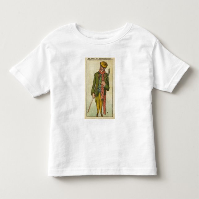 Camiseta Infantil Jogador de golfe que teve um desastre nas relações (Frente)