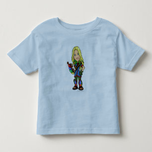 Camiseta Infantil Jogador dos funcionarios da ilha de Socktastic Roo