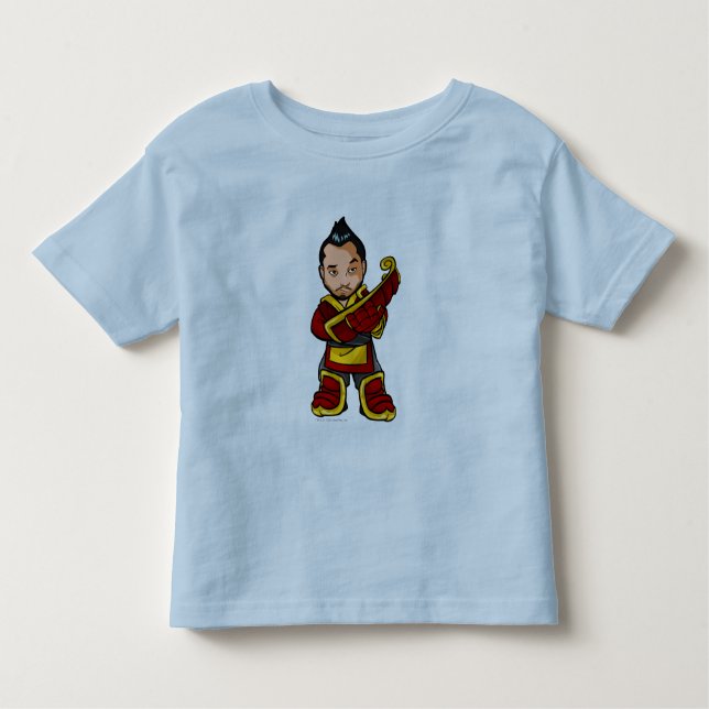 Camiseta Infantil Jogador dos funcionarios de Bancha Ninja Shenkuu (Frente)