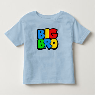 Camiseta Infantil Jogador Retro para Jogos do Big Bro Irmão Inspirad