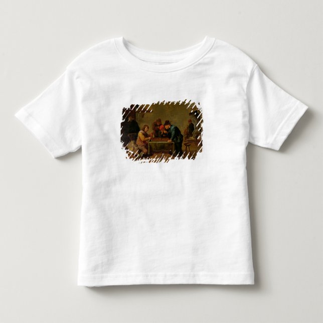Camiseta Infantil Jogadores da gamão, c.1640-45 (Frente)