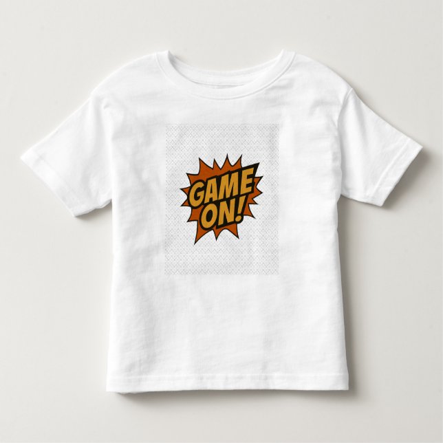 Camiseta Infantil JOGAR! Comic Burst ・ Gamer Wall Poster (Frente)
