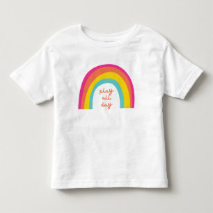 Camiseta Infantil jogar o dia inteiro com a T-Shirt