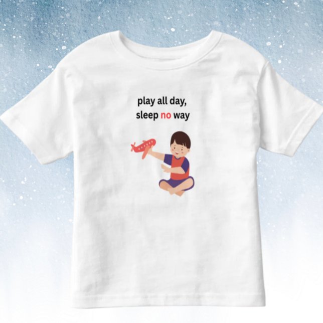 Camiseta Infantil Jogar o dia todo (Criador carregado)