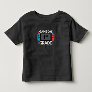 Camiseta Infantil Jogo Ativado 1ª Série Volta às Aulas Gamer Diverti