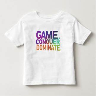 Camiseta Infantil Jogo, Conquiste, Dominate