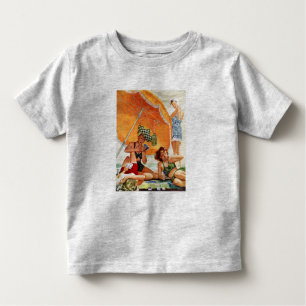 Camiseta Infantil Jogo de Cartão na Praia por Alex Ross