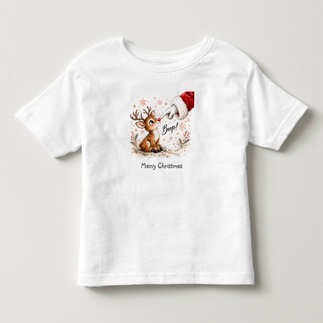 Camiseta Infantil Jogo de Rena Fofa (Frente)