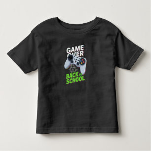 Camiseta Infantil Jogo De Volta Para A Escola Engraçado Primeiro Dia