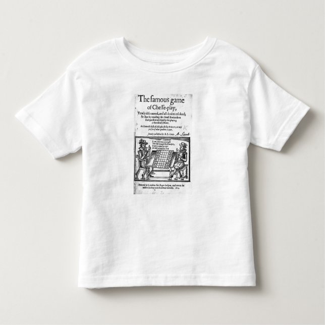 Camiseta Infantil Jogo de xadrez famoso, 1614 (Frente)