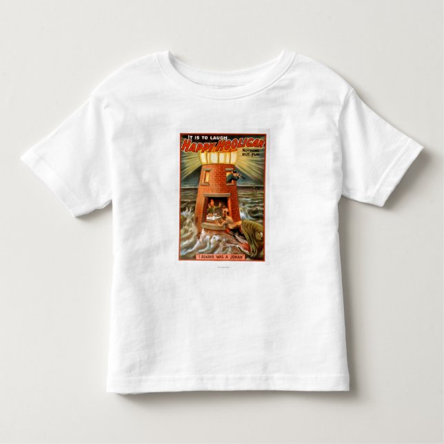 Camiseta Infantil Jogo feliz do farol e do Jonah do hooligan (Frente)