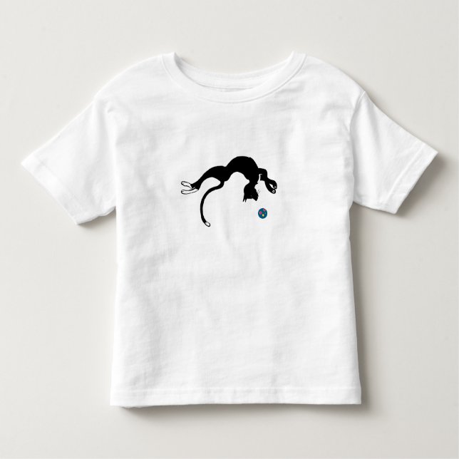 Camiseta Infantil Jogos de sacudir para gatos (Frente)