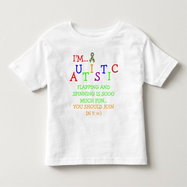 Camiseta Infantil Jogos Olímpicos autísticos! T-shirt da criança do (Frente)
