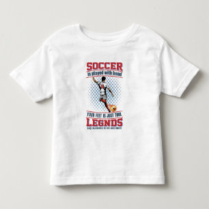 Camiseta Infantil Joguei Futebol Com Minha Cabeça