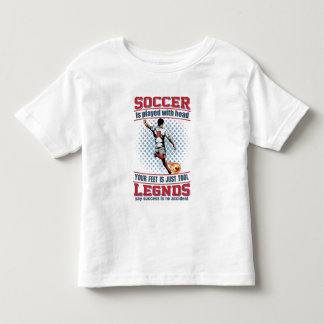 Camiseta Infantil Joguei Futebol Com Minha Cabeça