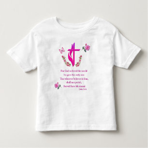 Camiseta Infantil John 3:16