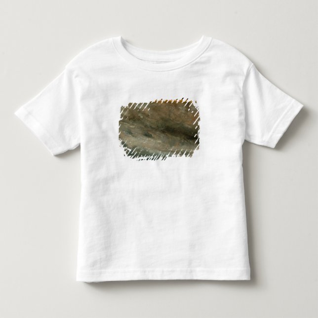 Camiseta Infantil John Constable | a costa em Brigghton - Ev (Frente)