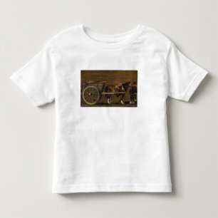 Camiseta Infantil John Constable um carro da fazenda com os dois